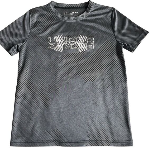 EUC! Under Armour Loose HeatGear Gray Tee Size Youth M - Picture 1 of 4